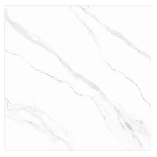Porcelanato Polido Carrara de 61,8 x 61,8cm Embramaco